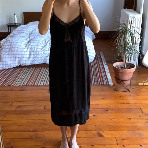 Black Lace Forever 21 Dress Sz S - Picture 3 of 4